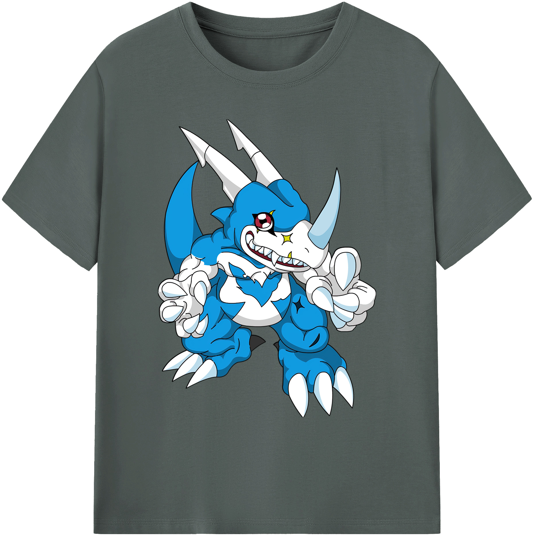 （画像用） Digimon デジタルモンスター/デジモン 綿100％ メンズ半袖Tシャツ｜肌触りやわらか＆通気性